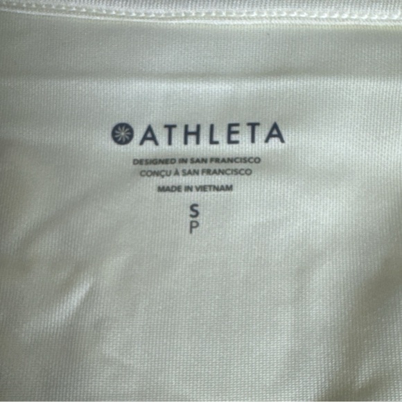 Athleta Seasoft 1/4 Zip Women’s Pull-Over Magnolia White Size S/P - Picture 10 of 12